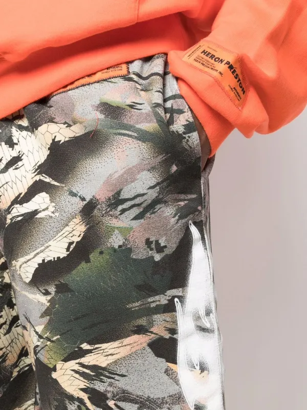 Heron Preston camouflage-print Track Shorts - Farfetch