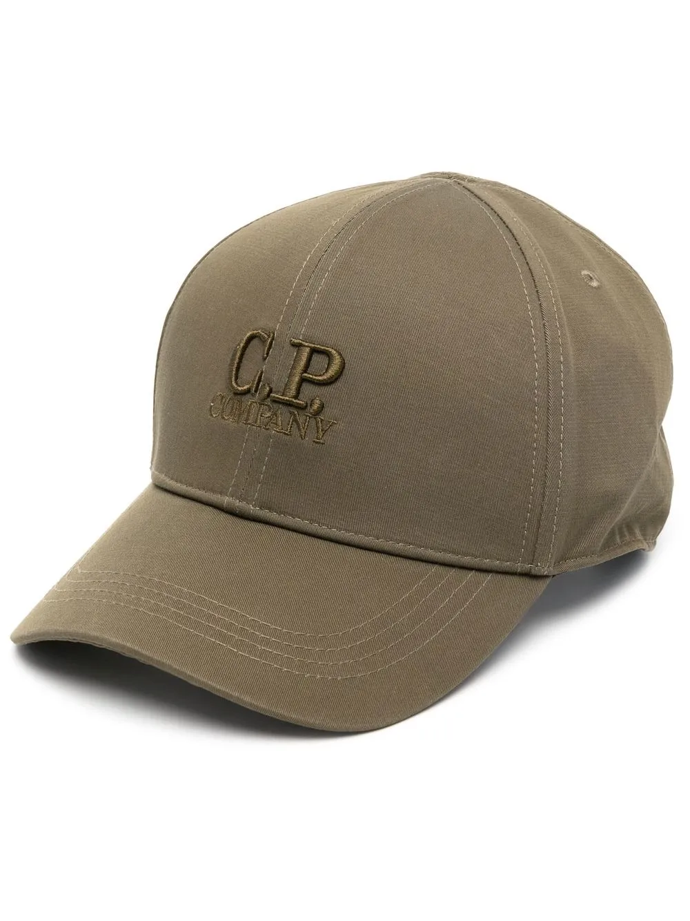 

C.P. Company embroidered-logo baseball cap - Green