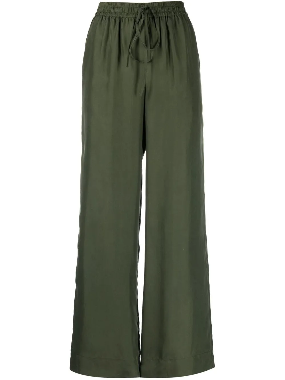 

P.A.R.O.S.H. pantalones anchos con cordones - Verde