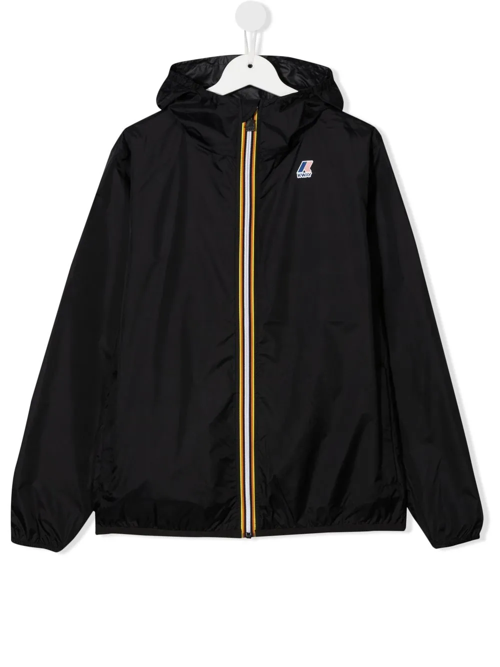

K Way Kids hoodie con logo estampado - Negro
