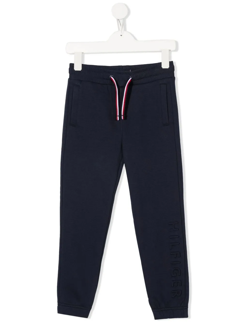 

Tommy Hilfiger Junior embossed logo track pants - Blue