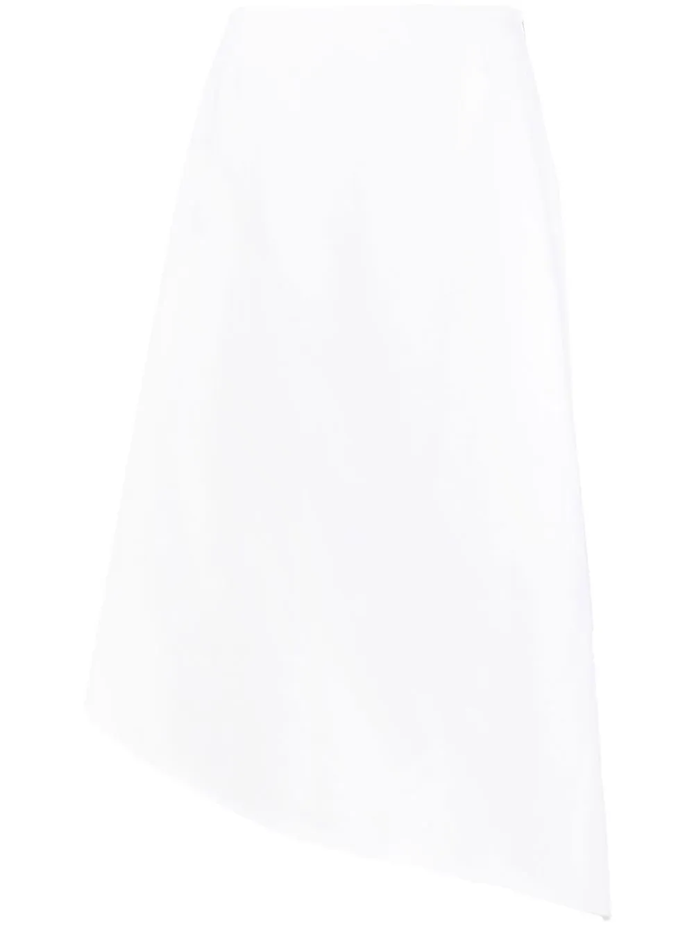 

Stefano Mortari asymmetric midi skirt - White