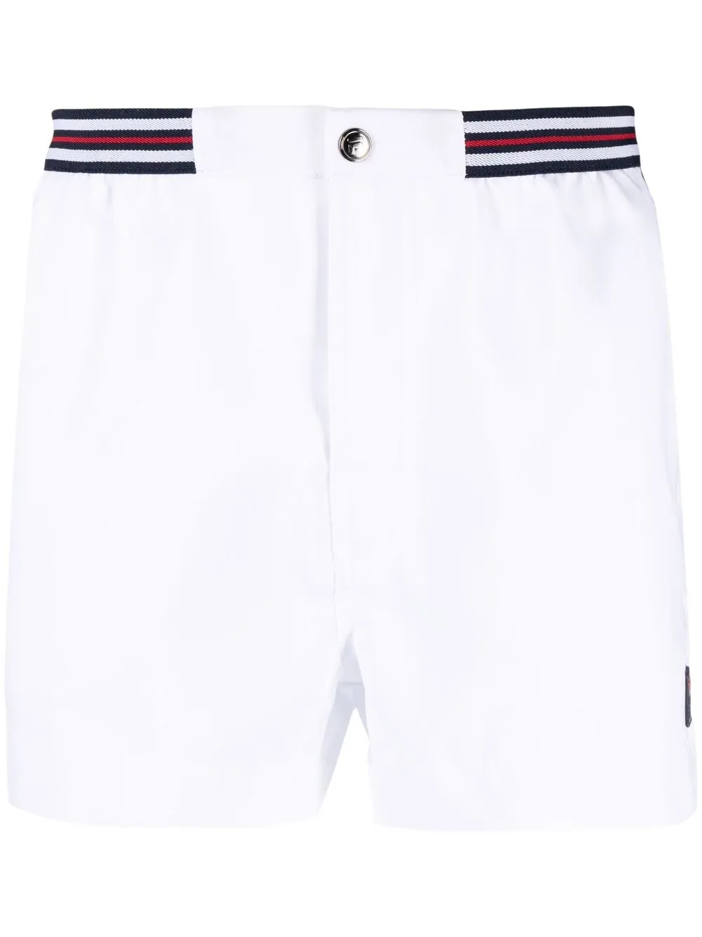 

Fila bermudas con rayas estampadas - Blanco