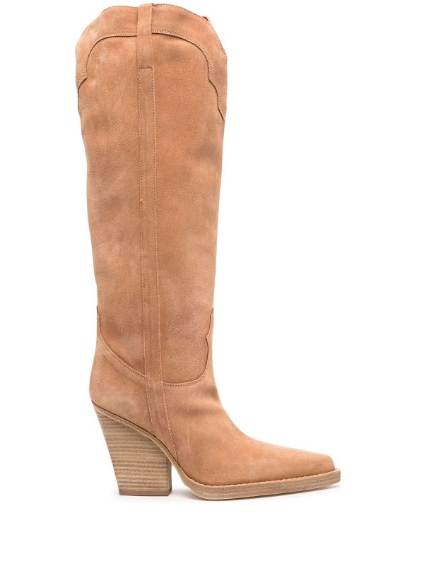 paris texas suede knee high boots