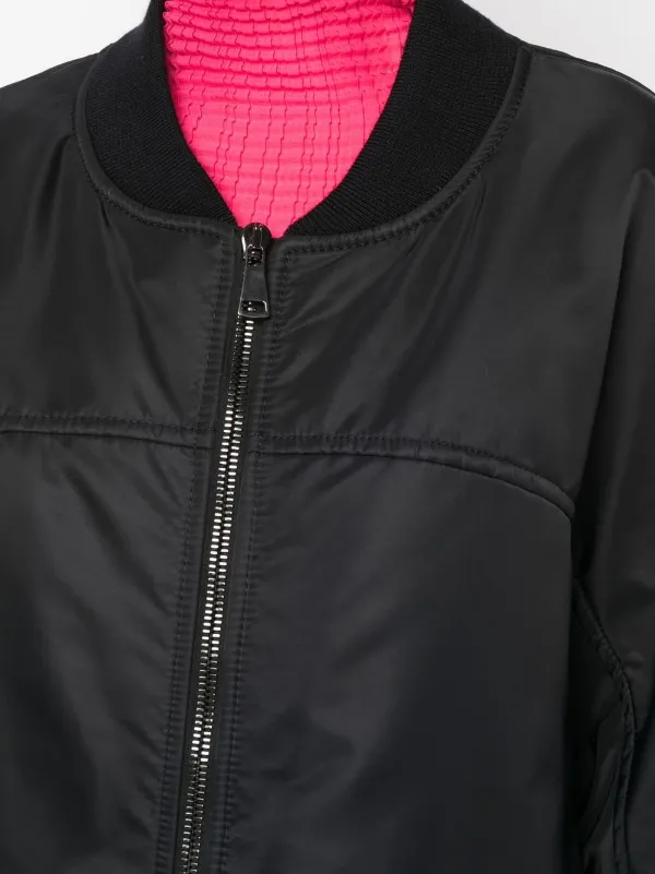 ladies patterned bomber jacket