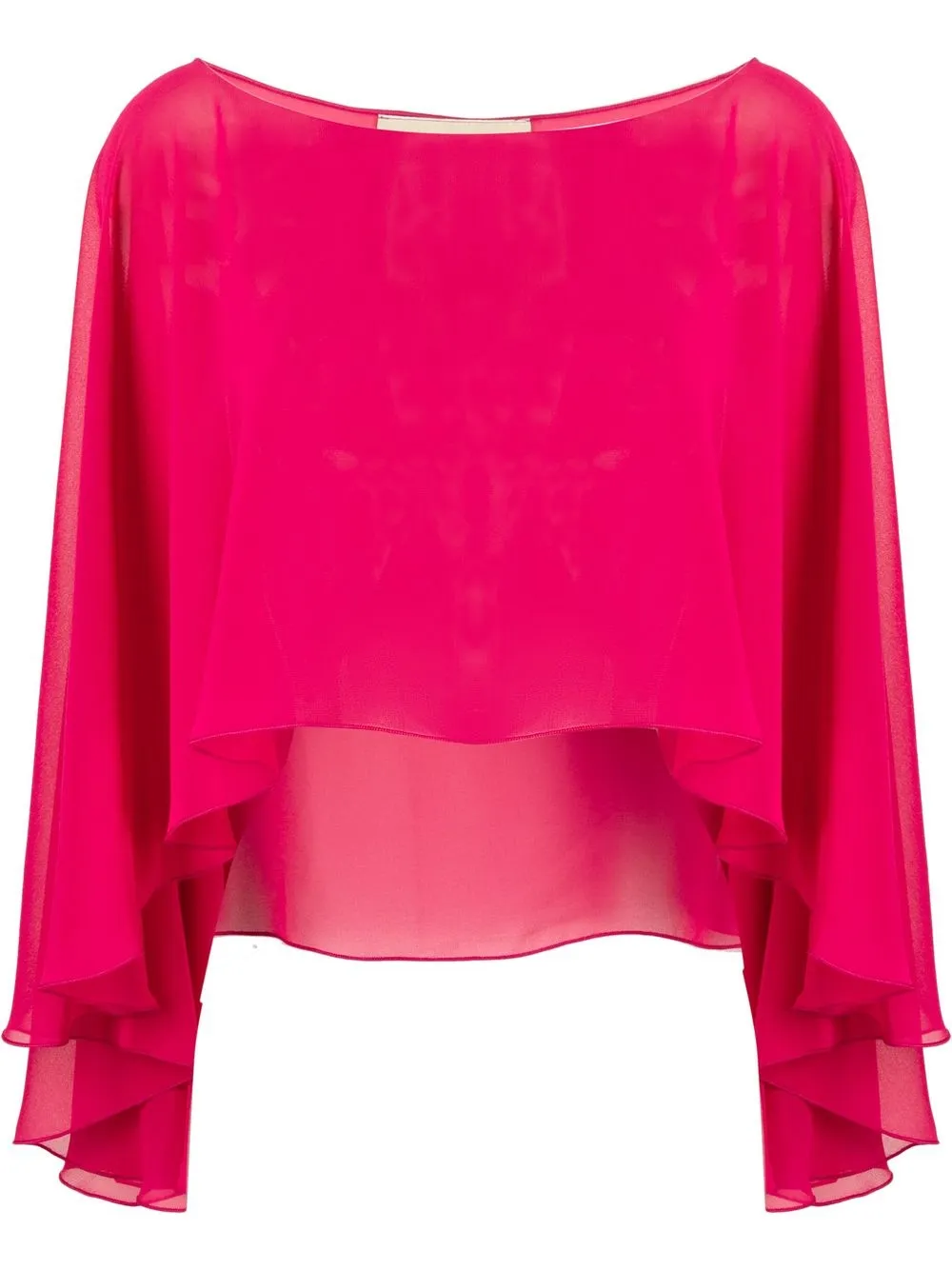 

Blanca Vita blusa con capa asimétrica - Rosado