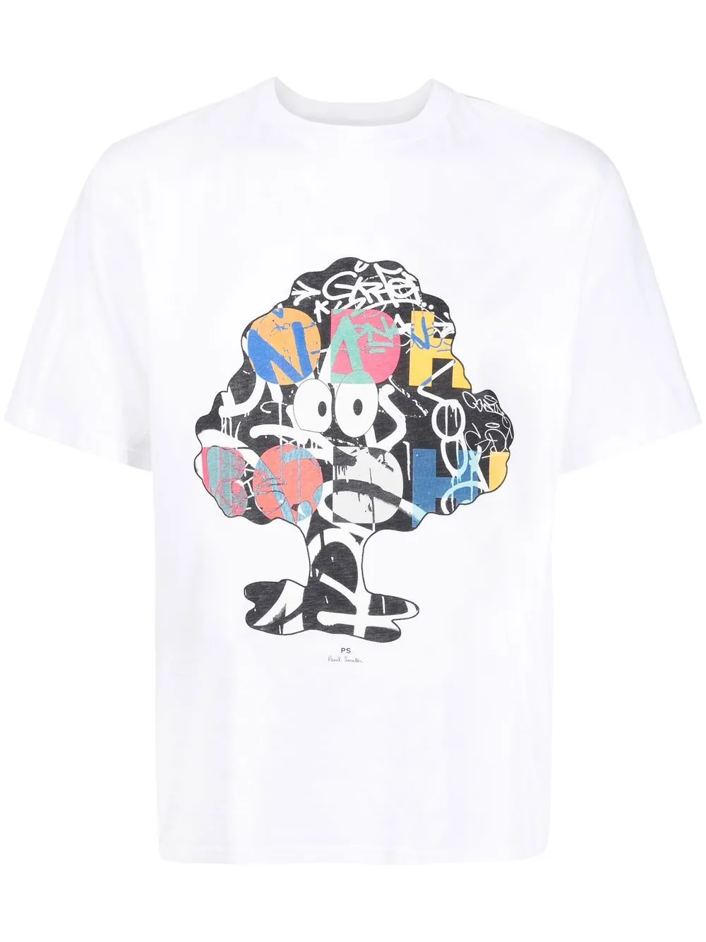 

PS Paul Smith playera con estampado gráfico - Blanco