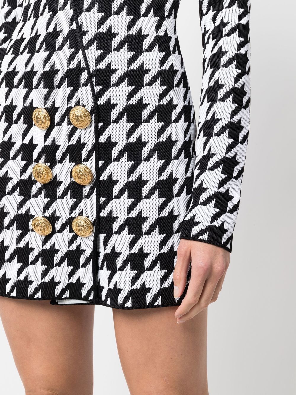 Balmain houndstooth-print dress Women