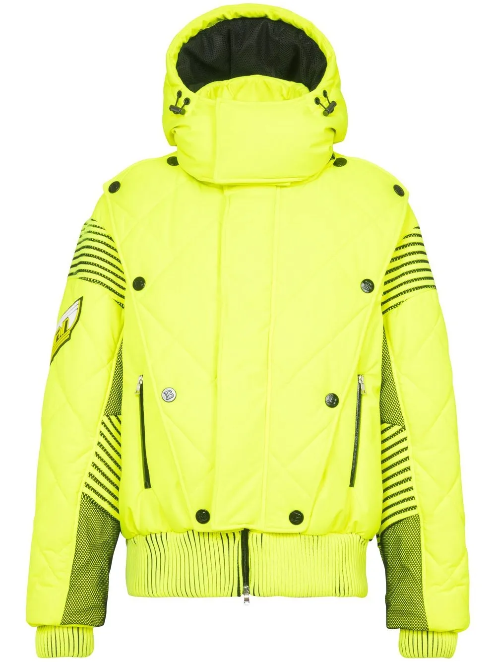 

Balmain hooded padded jacket - Green