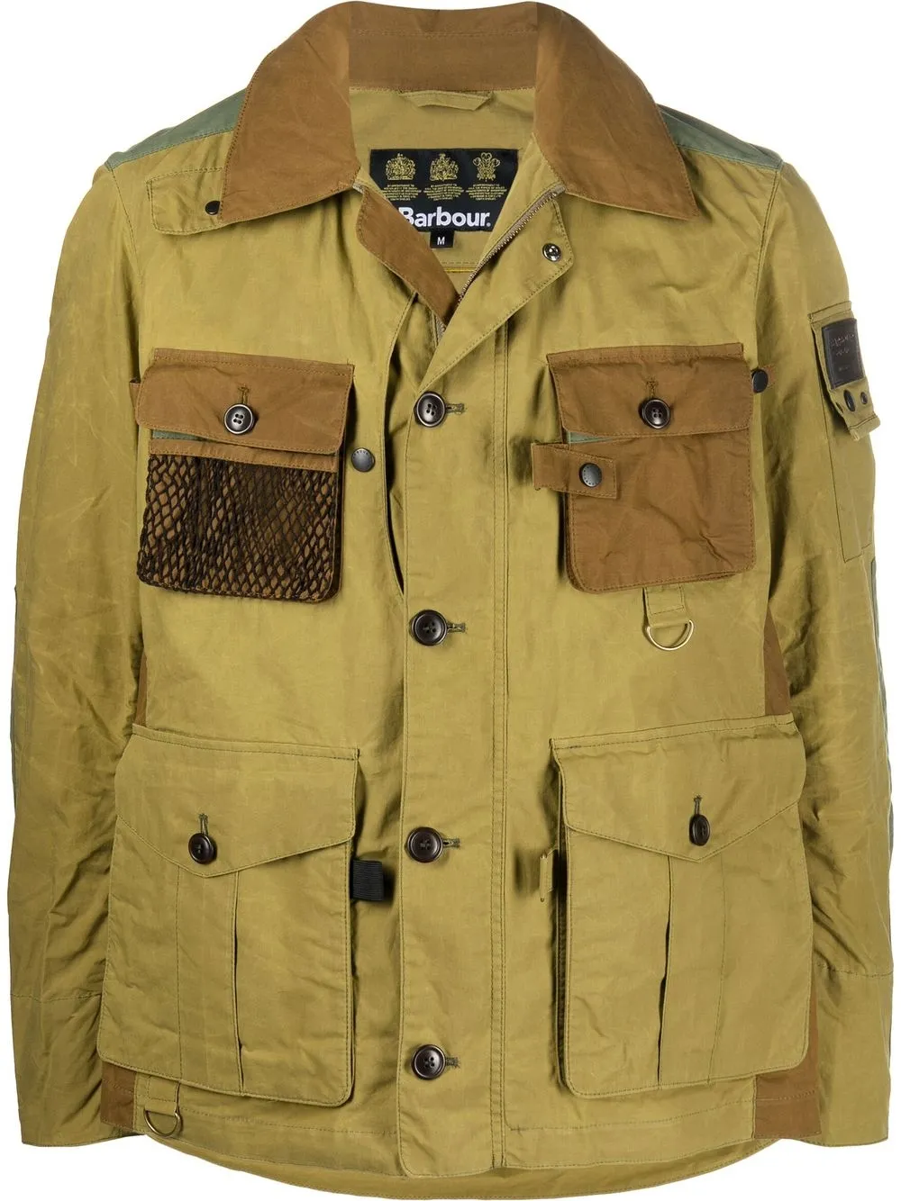 

Barbour chamarra con capucha y bolsillos - Verde