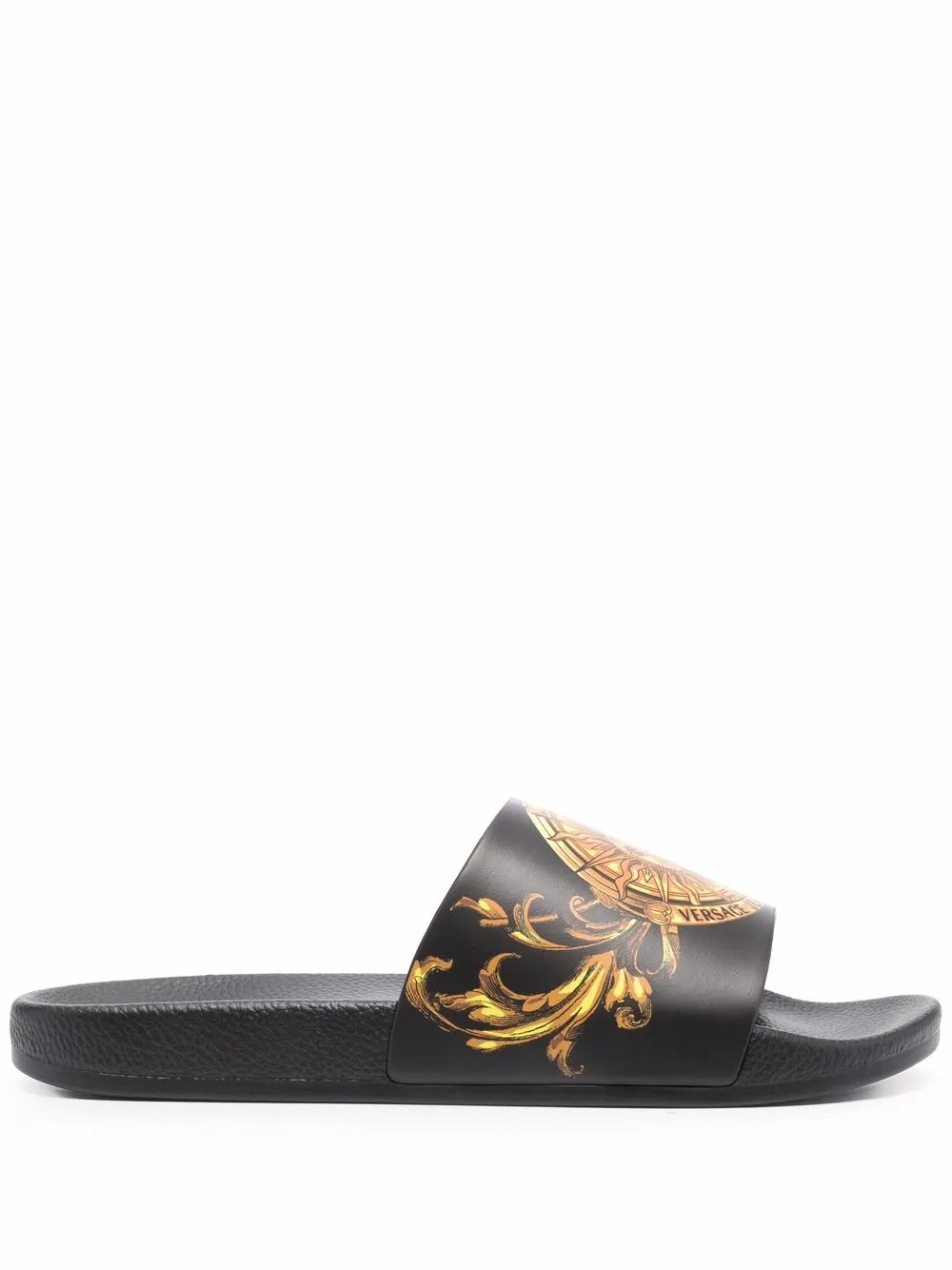 

Versace Jeans Couture flip flops con estampado Barroco - Negro