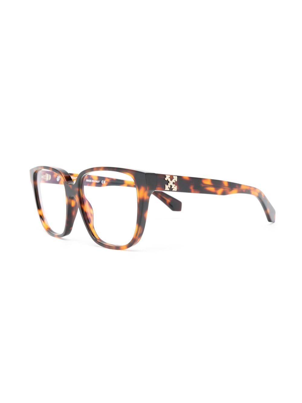 Off-White Eyewear Bril met kattenoog montuur - Bruin