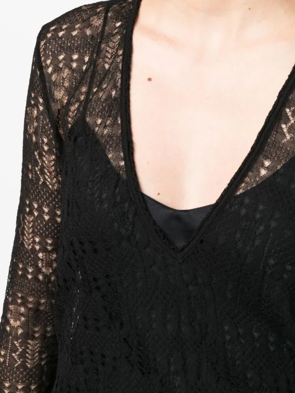 Cilie knitted top - black – Designbysi.se