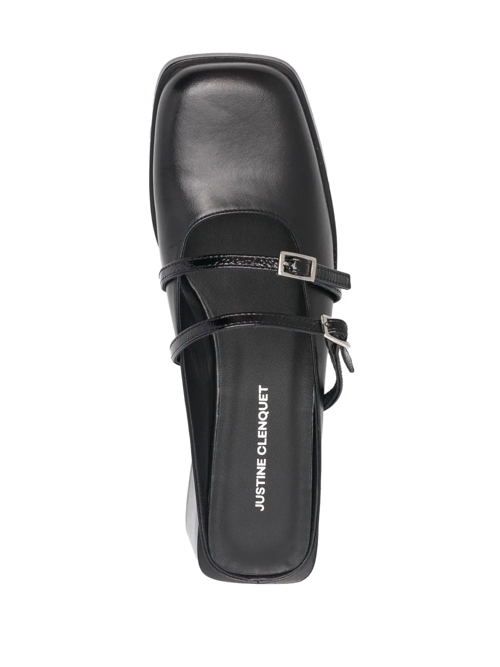 Shop Justine Clenquet Andie 65mm Leather Mules In Black