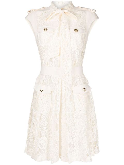 Zuhair Murad Minikleid mit Schluppe