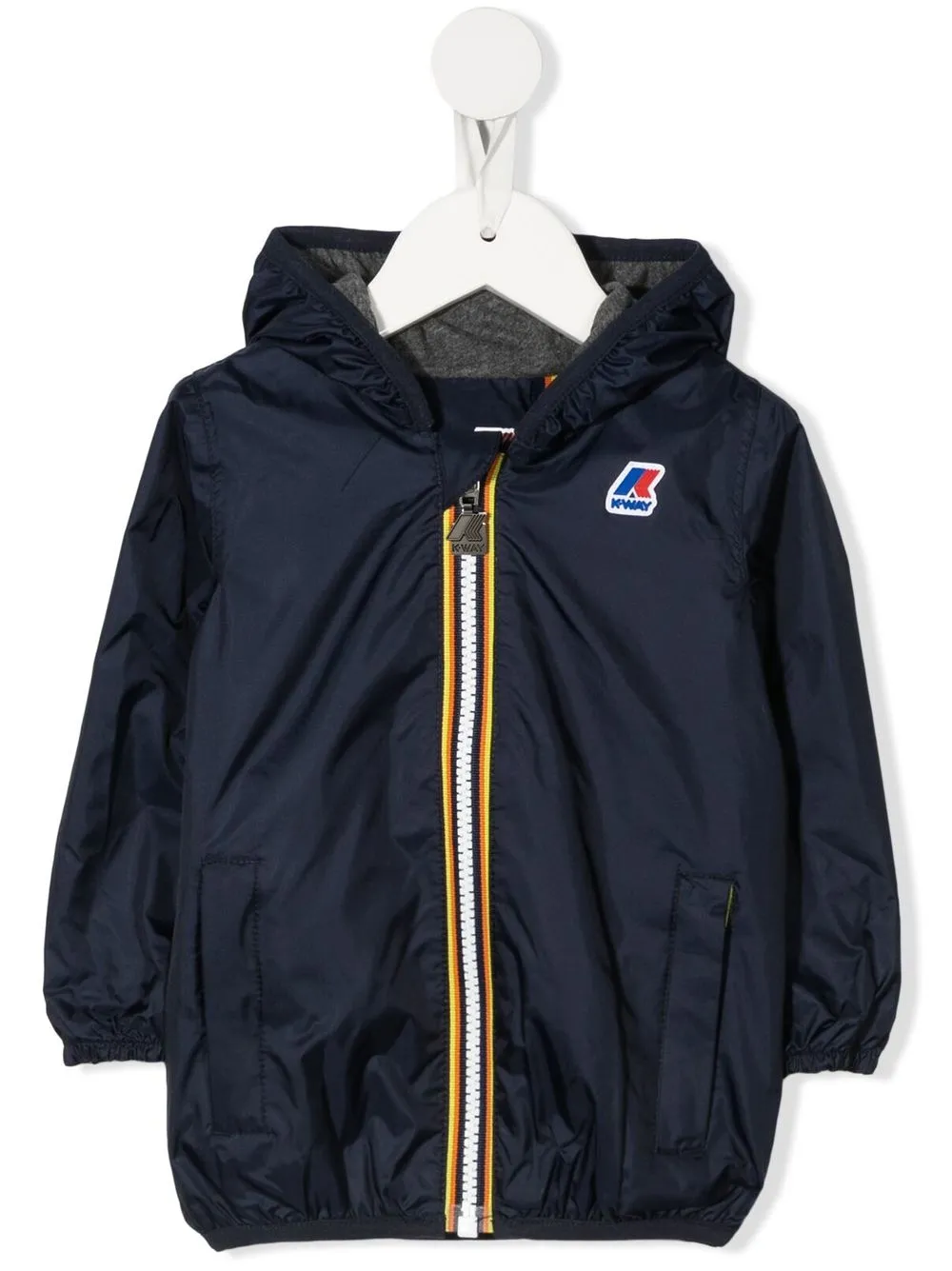 

K-Way chamarra rompevientos con capucha - Azul