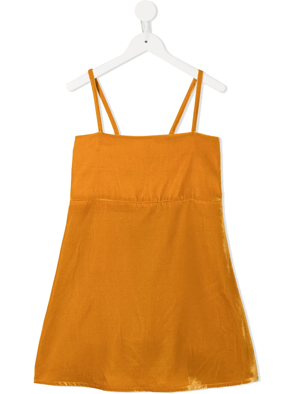 

Eshvi Kids vestido midi de verano - Amarillo