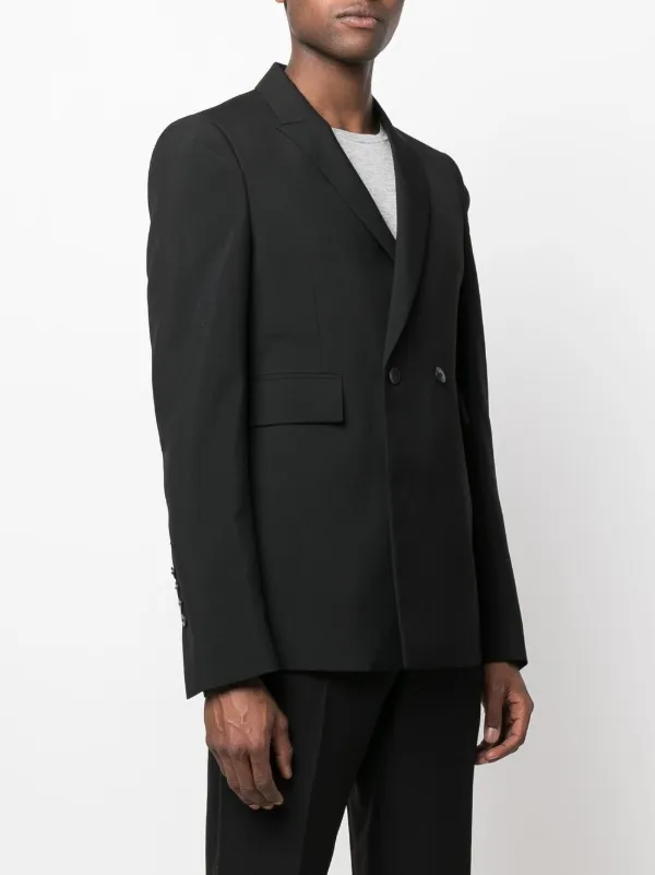 ジャケット SAPIO DOUBLE BREASTED BLAZER JACKET SAPIO double-breasted Tailored Blazer | Black | FARFETCH
