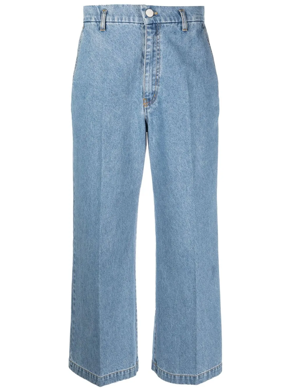 

Christian Wijnants Pelanac cropped wide-leg jeans - Blue