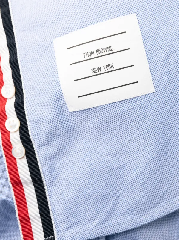 Tシャツ・カットソー THOM BROWNE FW24 'RWB' chemise dress (FDS002E06177 100) THOM BROWNE FW24 'RWB' chemise dress (FDS002E06177 100