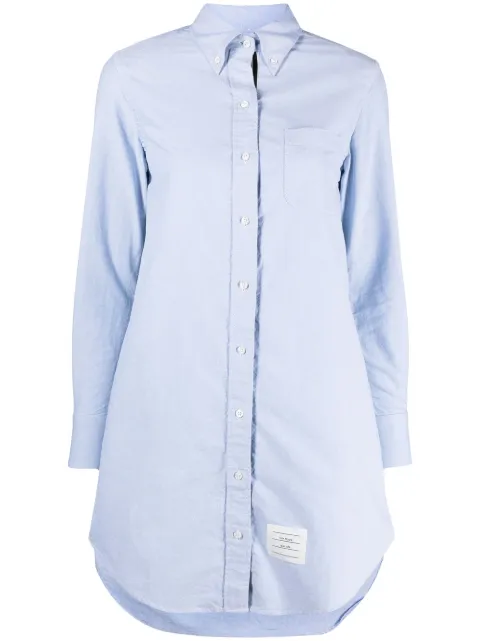 Thom Browne RWB trim shirt dress
