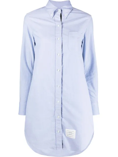 Thom Browne RWB trim shirt dress