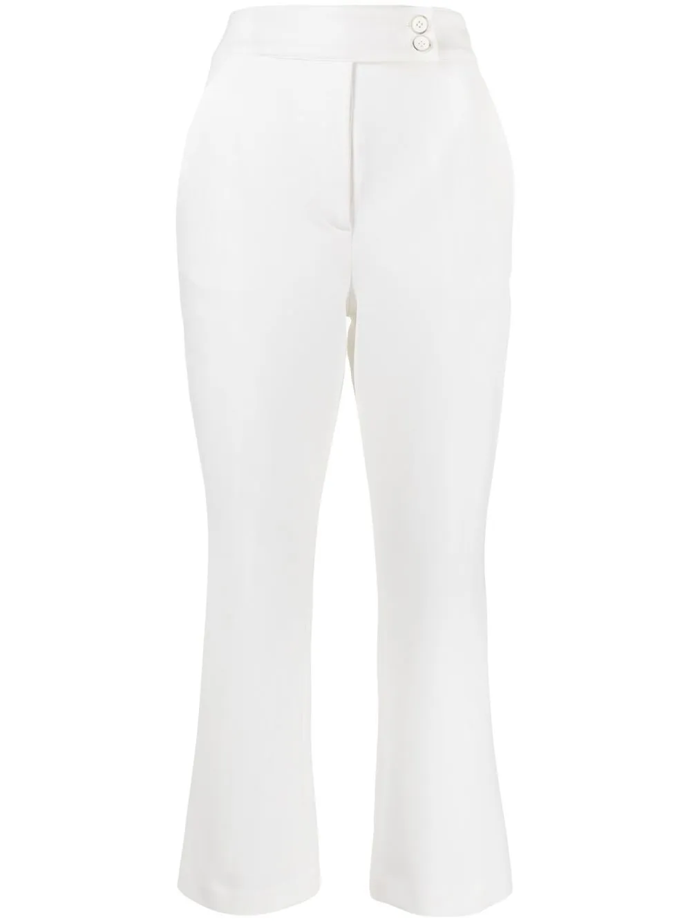 

Veronica Beard pantalones capri acampanados - Blanco