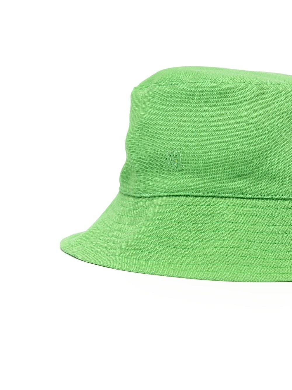 Shop Nanushka Caran Bucket Hat In Grün