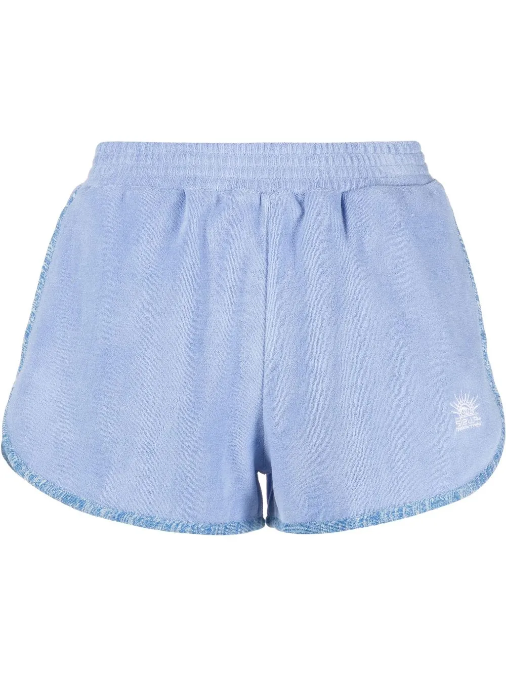

Stella McCartney shorts con logo estampado - Azul