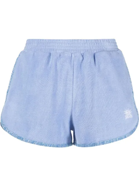 Stella McCartney - logo-embroidered terry shorts