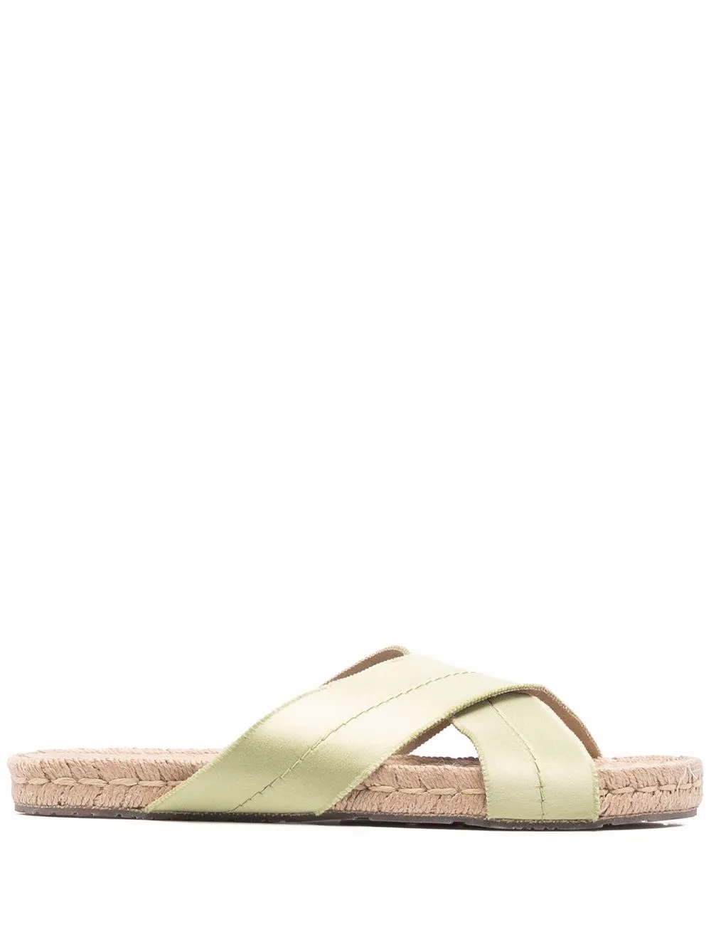 

Pedro Garcia Jimba raffia sole sandals - Green