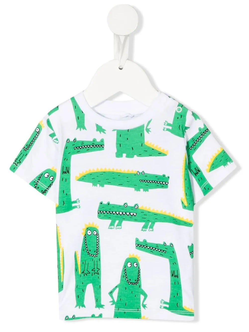 

Stella McCartney Kids playera con estampado gráfico - Blanco