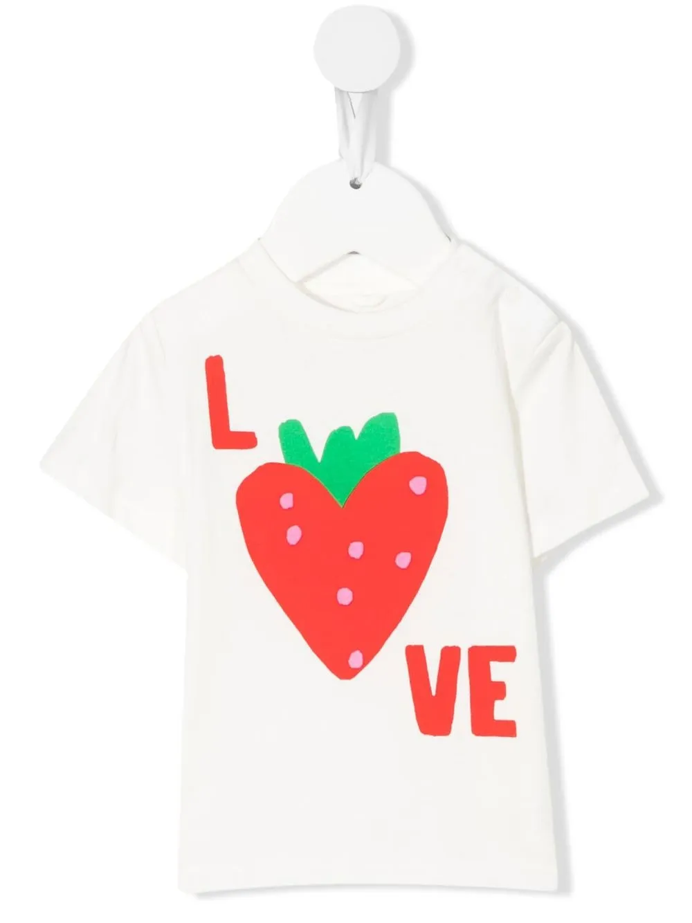 

Stella McCartney Kids playera con estampado gráfico - Blanco
