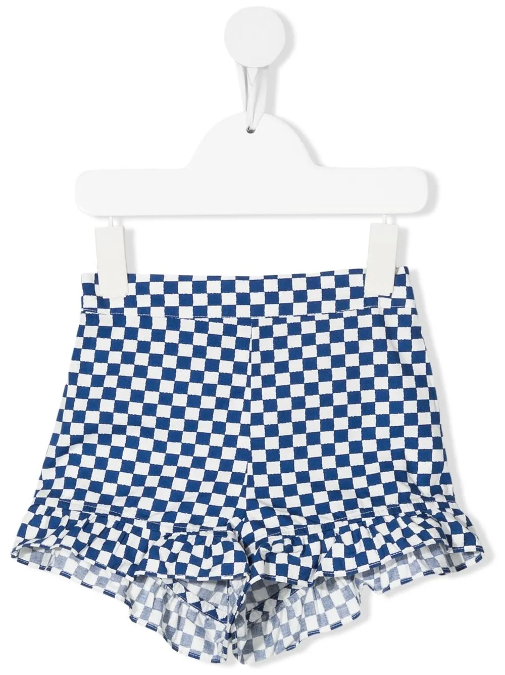 STELLA MCCARTNEY GINGHAM RUFFLED SHORTS