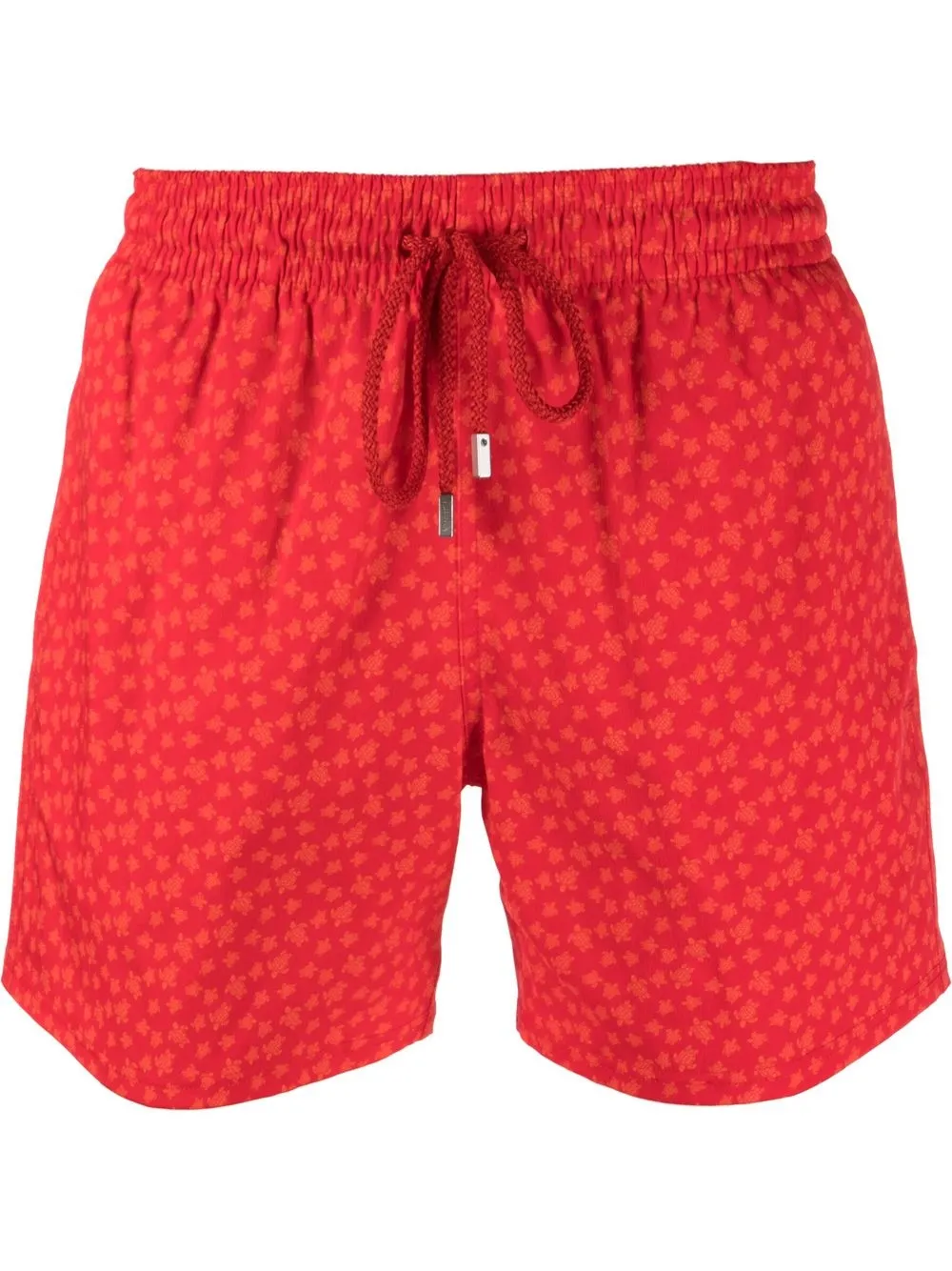 

Vilebrequin turtle-print drawstring swim shorts - Red