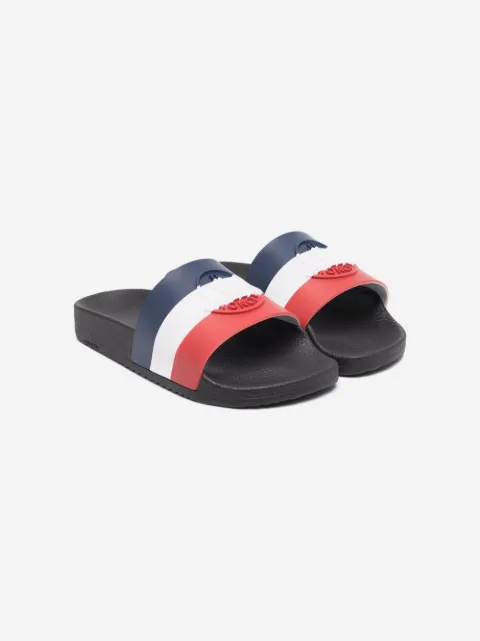 Moncler Enfant slip-on slides