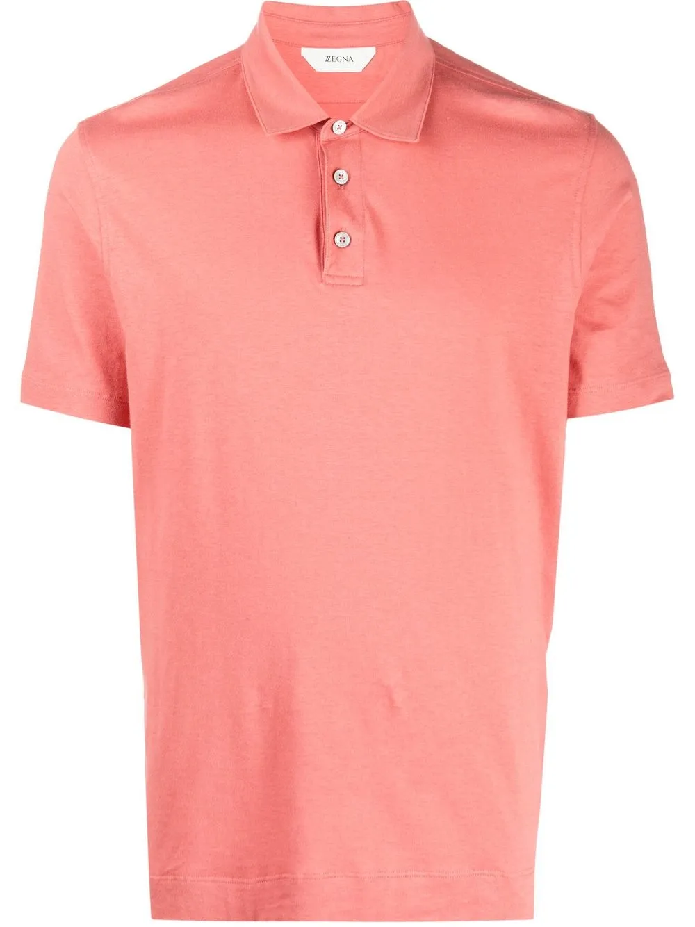 

Zegna playera tipo polo manga corta - Rojo