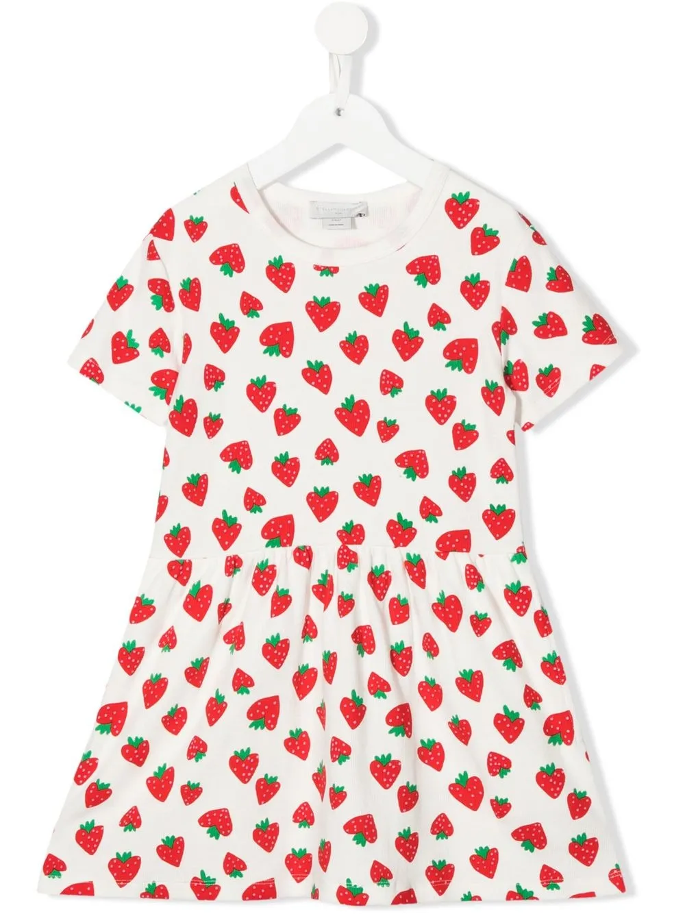 

Stella McCartney Kids vestido casual con estampado gráfico - Blanco