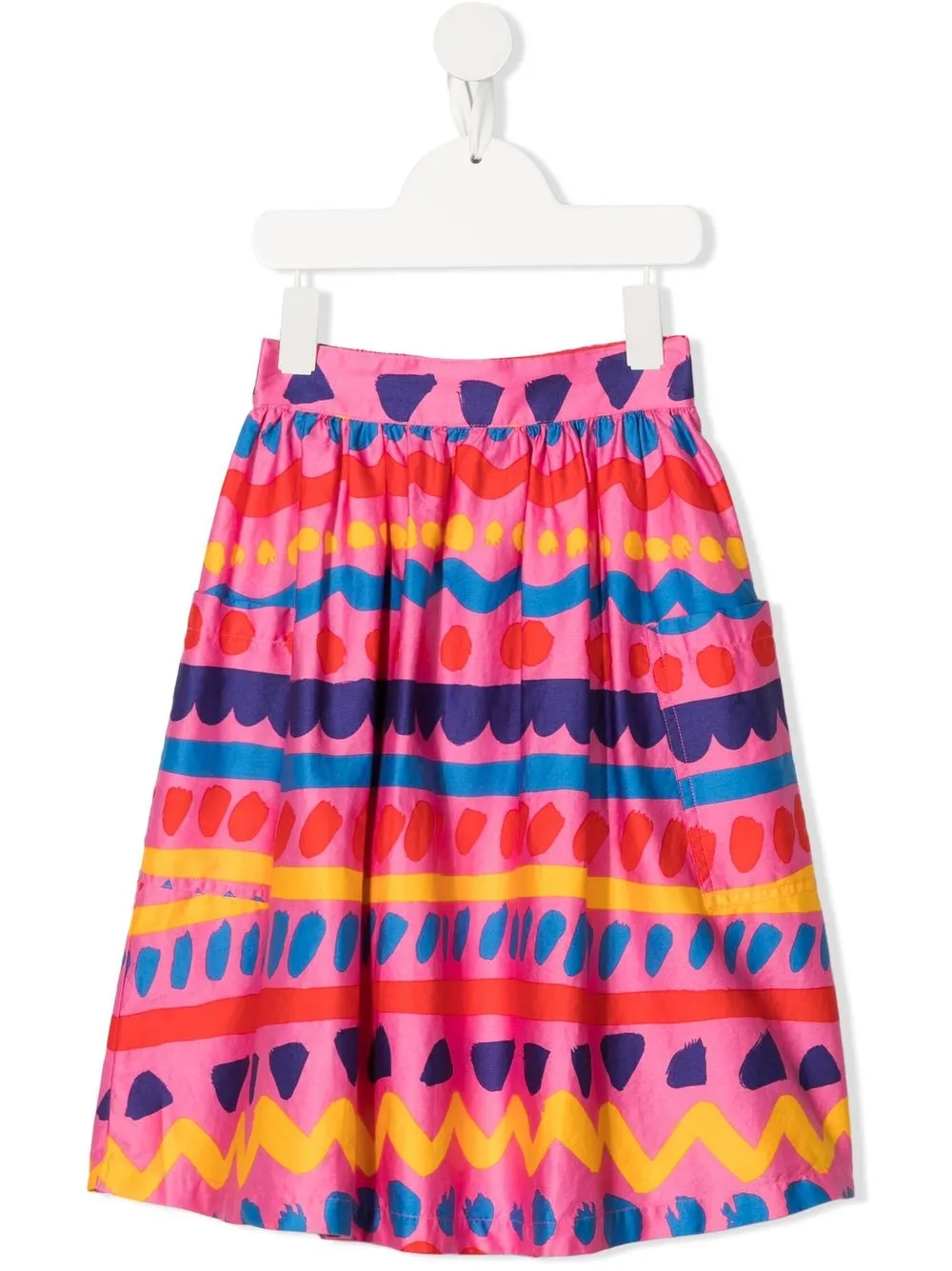 

Stella McCartney Kids falda corta con estampado gráfico - Rosado