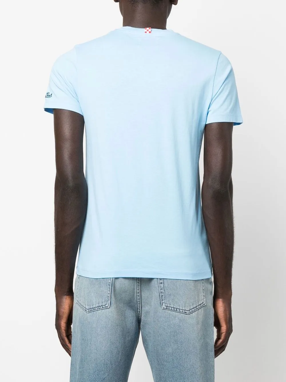 MC2 Saint Barth T-shirt met print Blauw