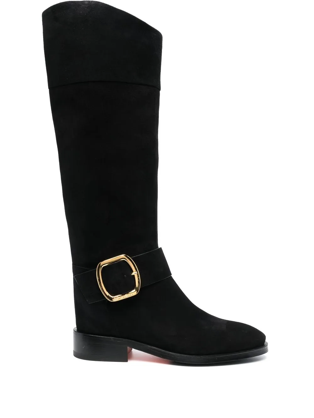 

Santoni buckle detail knee-length boots - Black