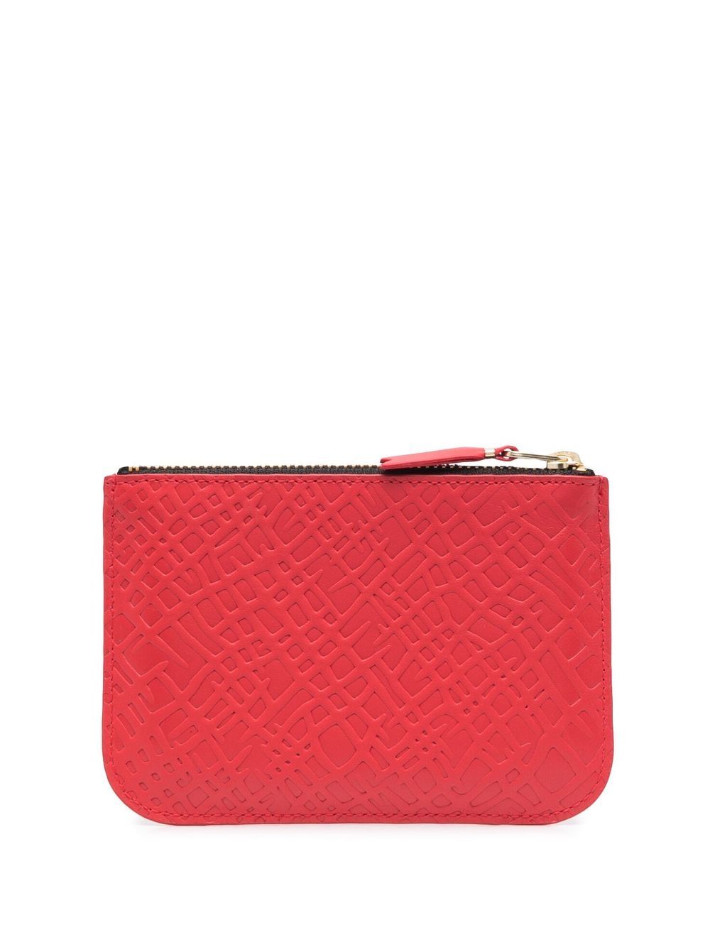 Comme Des Garçons Wallet Leren portemonnee - Rood