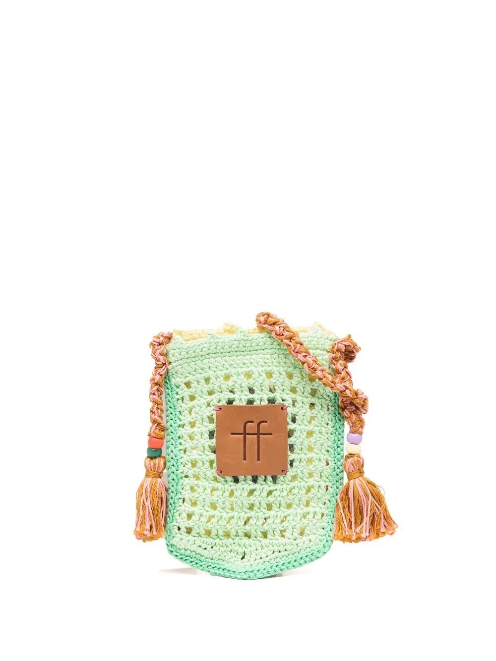 

Forte Forte bolsa crossbody con estilo de crochet - Amarillo