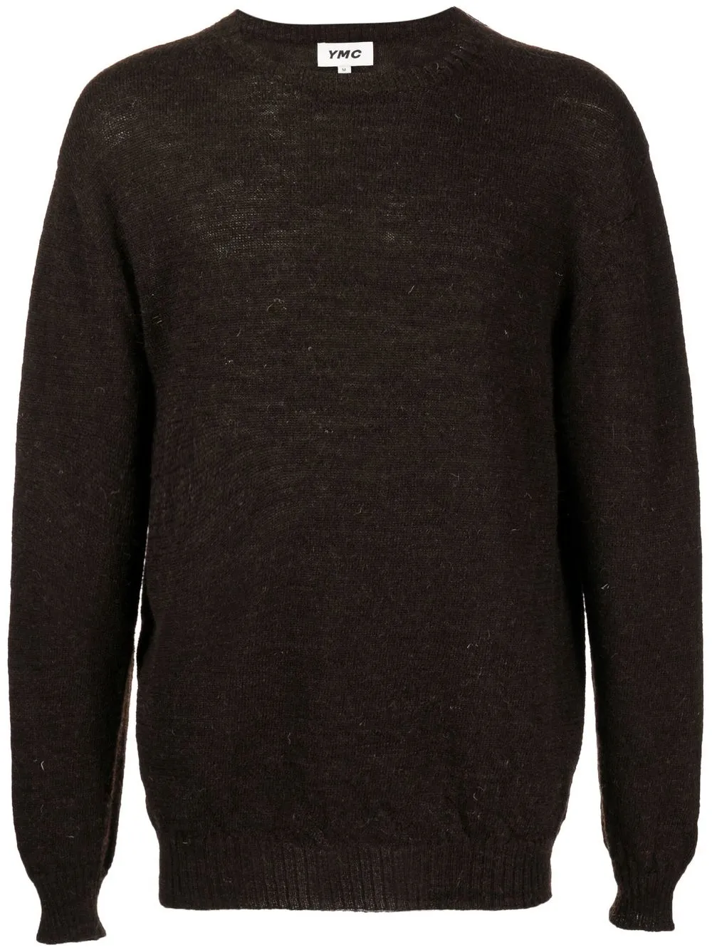 

YMC Class crew-neck knitted jumper - Brown