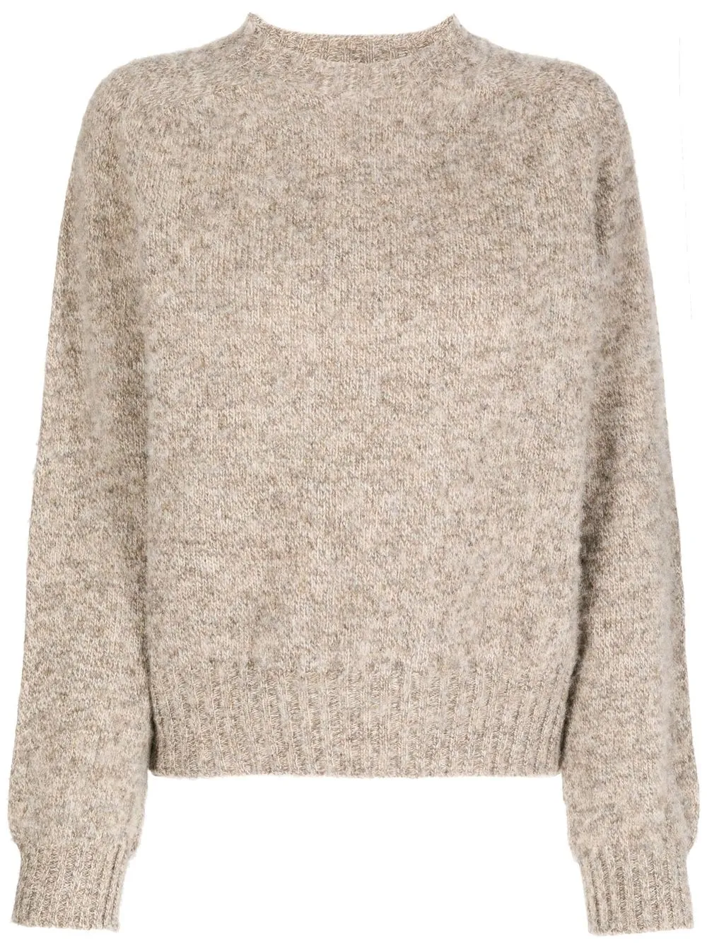 

YMC Jets round-neck knit jumper - Brown