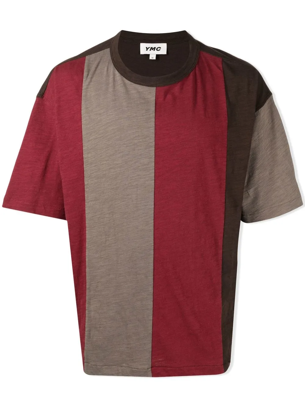 

YMC Hacienda striped T-Shirt - Red