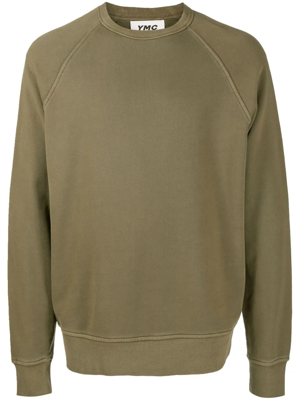 

YMC Shrank raglan sweatshirt - Green