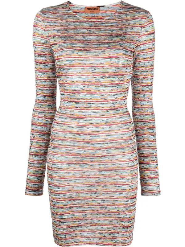 Missoni long-sleeved marl-knit Dress 