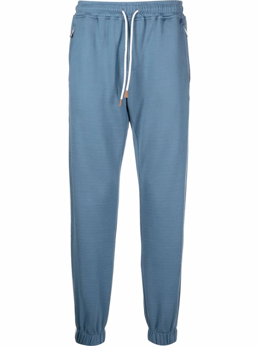 

Eleventy side-stripe zip-pocket joggers - Blue