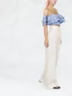 Charo Ruiz Ibiza blusa corta con volantes bordados